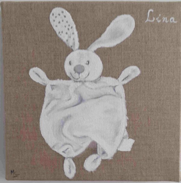 peinture du doudou