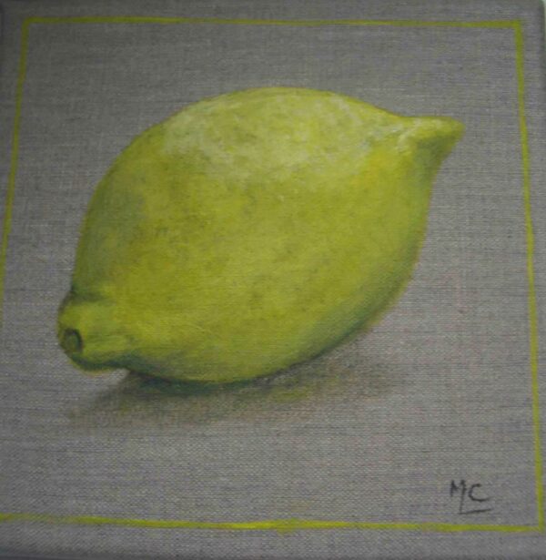 Modèle de tableau fruit en toile de lin (20 cm x 20 cm) – Image 5